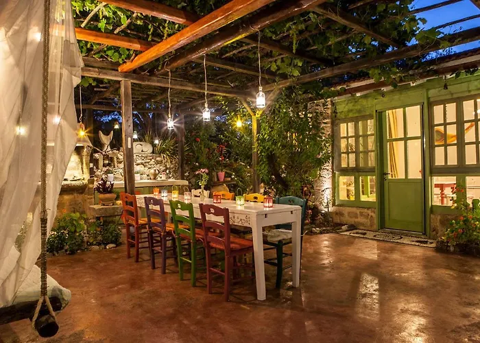 Oliveyard Stone Built House- With Pool Non Chlorin * Koskinou (Rhodes)