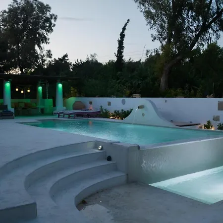 Villa Oliveyard Stone Built House- With Pool Non Chlorin Koskinou (Rhodes)