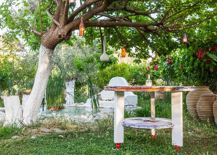 Villa Oliveyard Stone Built House- With Pool Non Chlorin Koskinou (Rhodes)