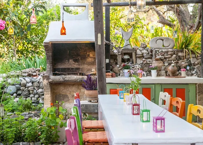 Oliveyard Stone Built House- With Pool Non Chlorin Koskinou (Rhodes)