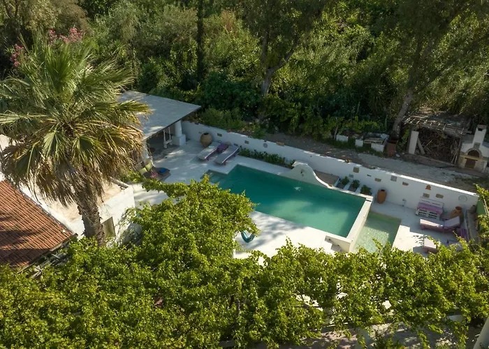 Oliveyard Stone Built House- With Pool Non Chlorin * Koskinou (Rhodes)