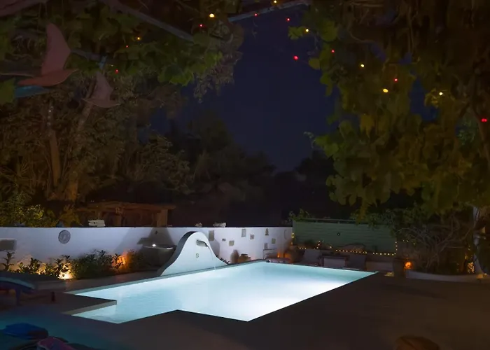 Oliveyard Stone Built House- With Pool Non Chlorin Villa Koskinou (Rhodes)