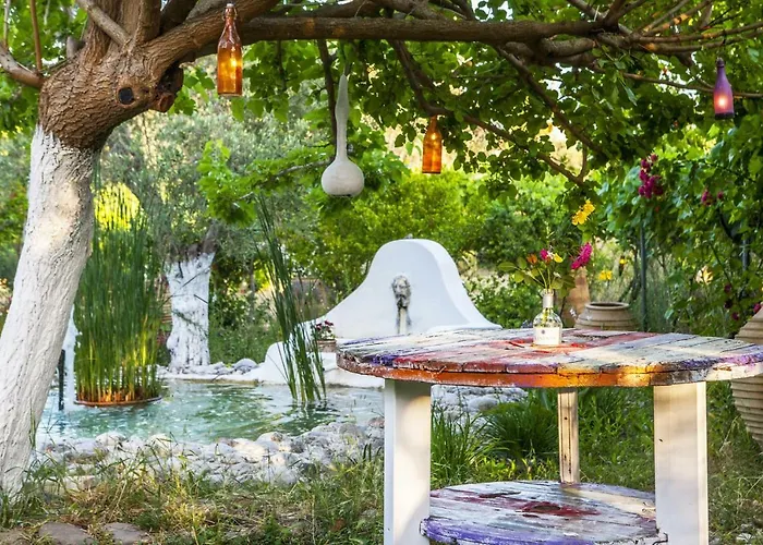 Oliveyard Stone Built House- With Pool Non Chlorin Villa Koskinou (Rhodes)