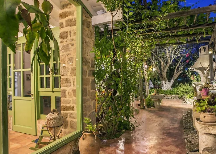 Oliveyard Stone Built House- With Pool Non Chlorin Villa Koskinou (Rhodes)